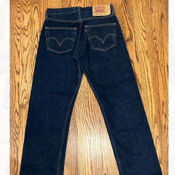 Levi's 501 Dark Wash Jeans - Picture 2 of 3